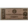 Image 1 : 1862  $2 Confederate States VF  est  $90-$100