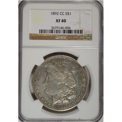 1892CC   Morgan $   NGC40  est  $425-$450