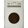 Image 1 : 1852  large penny   ANACS45 GRADED RIGHT ON  est $50-$55