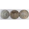 Image 2 : ( 3 ) THREE NICE CIRCULATED MORGAN SILVER DOLLARS