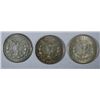 Image 2 : ( 3 ) THREE NICE CIRCULATED MORGAN SILVER DOLLARS
