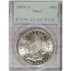 Image 1 : 1889S Morgan $ OGH("RATTLER) PCGS62   est $250-$275