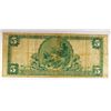 Image 2 : 1902 $5 National currency FIRST MERCHANTS NB MIDDLETOWN OH VG/F est $-$225-$250