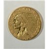 Image 1 : 1913 $2 1/2 Gold  Indian  VF/ XF  est  $300-$310
