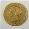 Image 1 : 1861 CIVIL WAR $5 Gold     VF   est  $450-$475