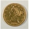 Image 1 : 1880S  $5 Gold     XF   est  $470-$485