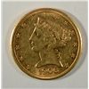 Image 1 : 1906D  $5 Gold     XF   est  $470-$485