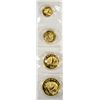 Image 2 : 1987 GOLD CHINA PANDA PROOF SET IN ORIGINAL BOX & COA