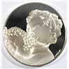 Image 1 : STERLING SILVER MEDAL FROM THE GENIUS OF MICHAELANGELO COLLECTION