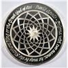 Image 2 : STERLING SILVER MEDAL FROM THE GENIUS OF MICHAELANGELO COLLECTION