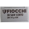 Image 2 : Lot Of Fiocchi .38 S&W Ammo