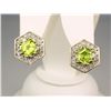 Image 1 : Exquisite 10K Yellow Gold Ladies Designer Earrings