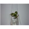 Image 1 : 15.50 CTW PERIDOT RING .925 STERLING SILVER