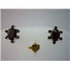 Image 1 : 18.50 CTW GARNET EARRING .925 STERLING SILVER