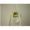 Image 1 : 46.00 CTW LEMON TOPAZ RING .925 STERLING SILVER