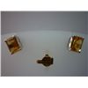 Image 1 : 12.75 CTW CITRINE EARRING .925 STERLING SILVER
