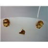 Image 1 : 16.00 CTW CITRINE EARRING .925 STERLING SILVER