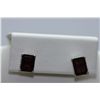 Image 1 : 12.00 CTW GARNET EARINGS .925 STERLING SILVER
