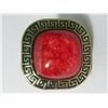 Image 1 : 45CTW RED BRASS RING SIZE 6