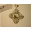 Image 1 : 47.75 CTW AMETHYST AND WHITE TOPAZ PENDANT .925 STERLIN