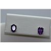 Image 1 : 6.75 CTW AMETHYST EARINGS  .925 STERLING SILVER