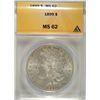 Image 1 : 1899 MORGAN DOLLAR ANACS MS-62