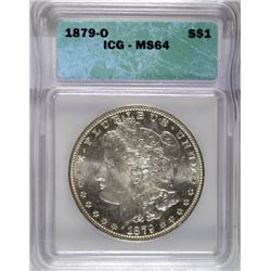 1879-O MORGAN DOLLAR ICG MS-64