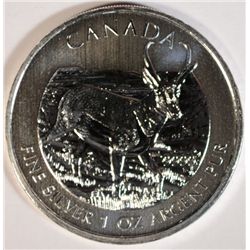 2013  CANADA ANTELOPE 1 oz. silver       est  $50-$60
