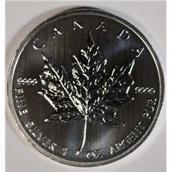 2012 CANADA    MAPLE LEAF  1 oz. silver       est  $50-$60