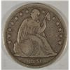 Image 1 : 1841 Seated $    VG mark on reverse