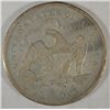 Image 2 : 1872 Seated $    F/VF all original undipped