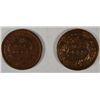 Image 2 : 2  1842  large pennys  VF & VF/XF  UNATTRIBUTED est  $65-$75