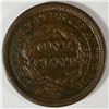 Image 2 : 1845 large penny  XF  est $-$70-75