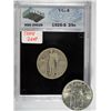 Image 1 : 1930  Standing Liberty quarter  solid BU also 26s VG  est  $100-$110