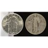Image 2 : 1930  Standing Liberty quarter  solid BU also 26s VG  est  $100-$110