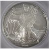 Image 2 : 2008W SATIN FINISH  US silver Eagle  ANACS69  est $70--$75