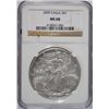 Image 1 : 2009   US silver Eagle  NGC68  est $70--$75