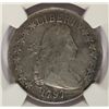 Image 2 : 1797 HALF DOLLAR NGC VF, RAREST OF THE RARE! LISTS 65,000.00! SAYS REPAIRED,