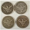 Image 2 : 1906 P,D,O,S DATE SET OF BARBER HALF DOLLARS