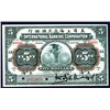 Image 1 : International Banking Corporation, 1905 Issue Specimen Banknote.