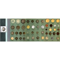 Japan, Coin Book, With Silver & Brass Issues.