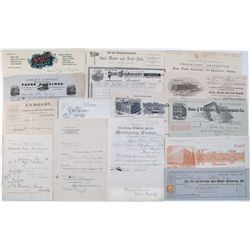 EASTERN STATES, GRAB BAG LOT, DATED 1848-1902, LOT OF 15: towns included in this bag- Boston, New Yo