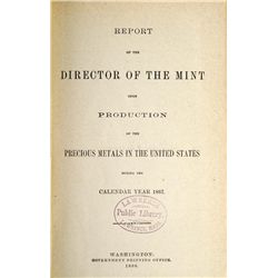 Report of the Director of the Mint, 1887