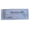 Image 1 : WELLS FARGO, CHECK: Bank check from Wells Fargo & Co., Signed by J.W. Nye, Territorial Gov. of Nevad