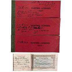Hunting License Receipt Booklets