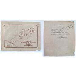 Letter to the Great Bend Cons. Mining Company regarding stock. Reply from the Goldfield Great Bend M