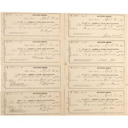 Savage Mine Payroll Receipts