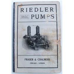 MINING PUMP CATALOG: Riedler Pumps (Allis Chalmers Co.)Catalog no. 24, 188 pages. Many great photos