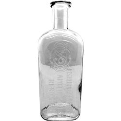 1 bottle- OSBURN&SHOEMAKER APOTHECARIES RENO NEV  5" X 1"in.  (1) bottle-labeld (DRUGGIST S.J. HODCK
