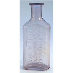 M.D. HOWLETT/DRUGGIST/EUREKA, UTAH.-pale lavender,scarce,R7-8 of 10, (4 1/2")